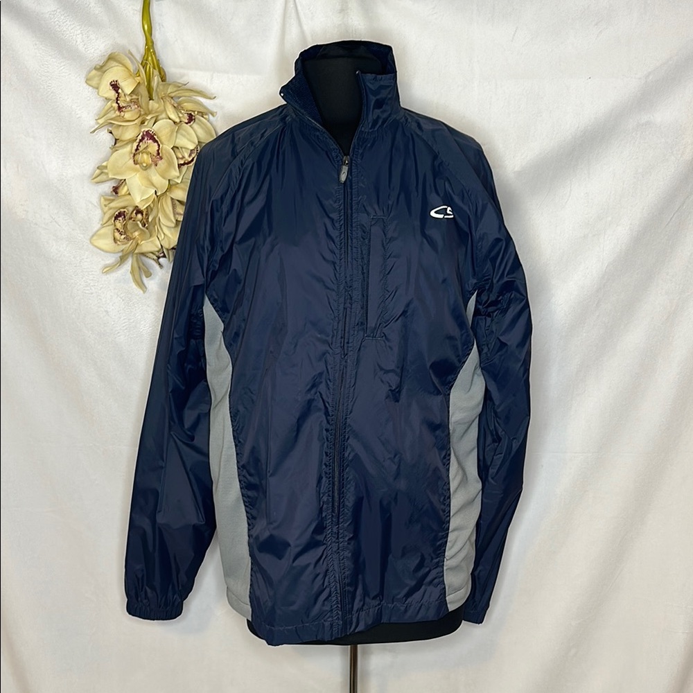 Men's Navy Windbreaker Jacket